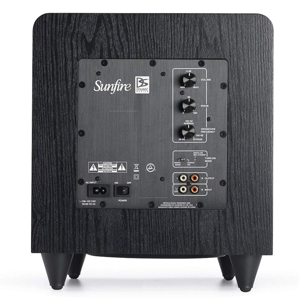 aktiver Gehäuse Subwoofer - 12 Zoll - 600 Watt - schwarz - Heimkino