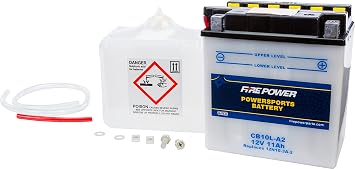 WPS Conventional 12V Heavy Duty Battery With Acid Pack CB10L-A2