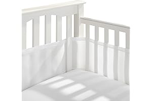 Breathable Baby Mesh Crib Liner - Ultimate Breathability and Safety