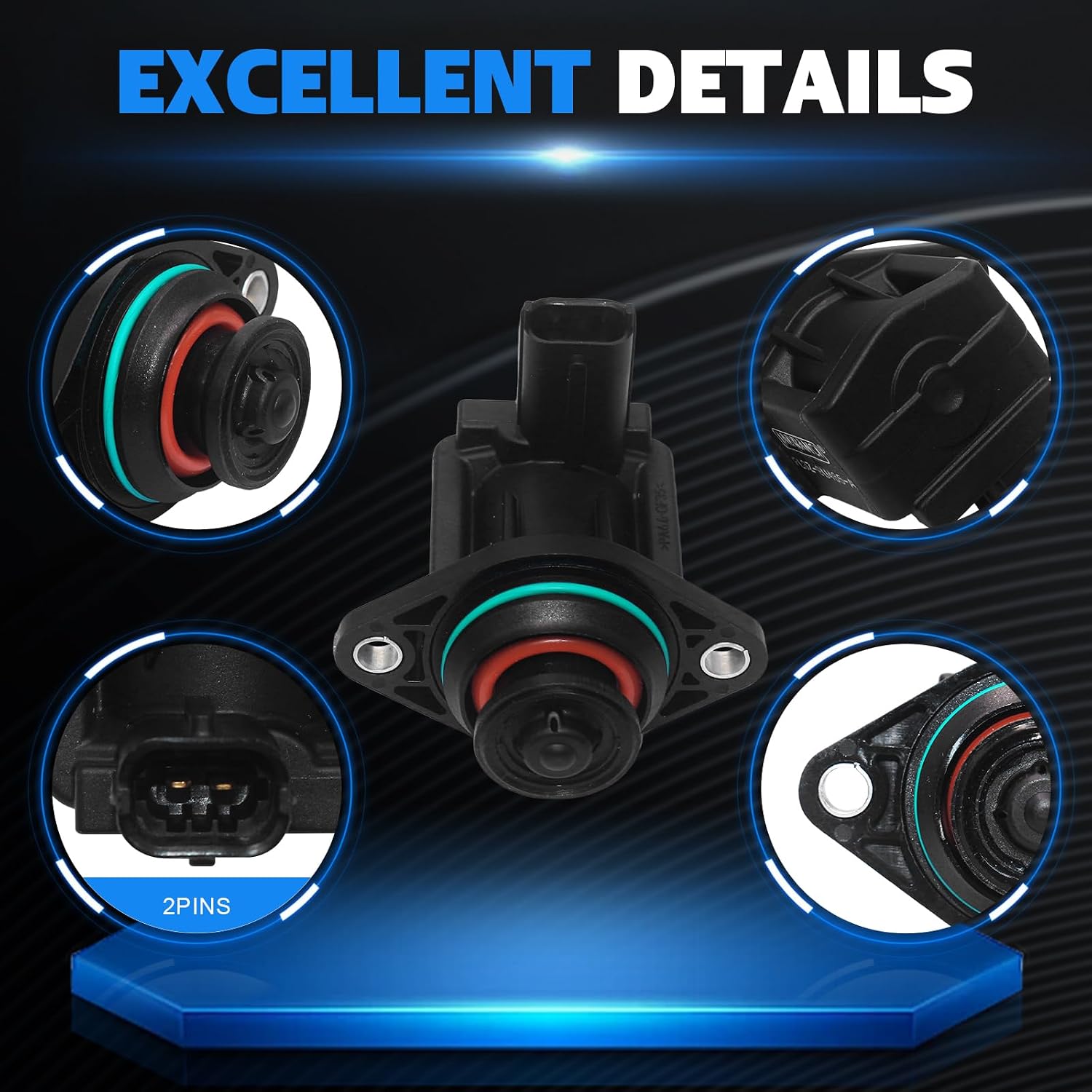 FL3Z-9U465-A Turbocharger Boost Pressure Relief Valve for Ford F-150 2.7L 3.5L Transit 150 Transit 250 Transit 350 HD 3.5L 2016-2023 Expedition 2018-2021 Lincoln Navigator 2018-2023