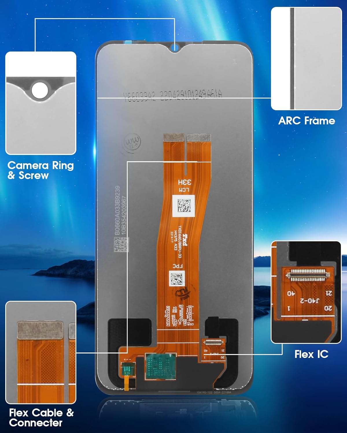 for Nokia G400 5G Screen Replacement for Nokia G400 5G LCD Display Digitizer Touch Screen Assembly TA-1530 TA-1448 TA-1476 N1530DL with Repair Tools 6.5"