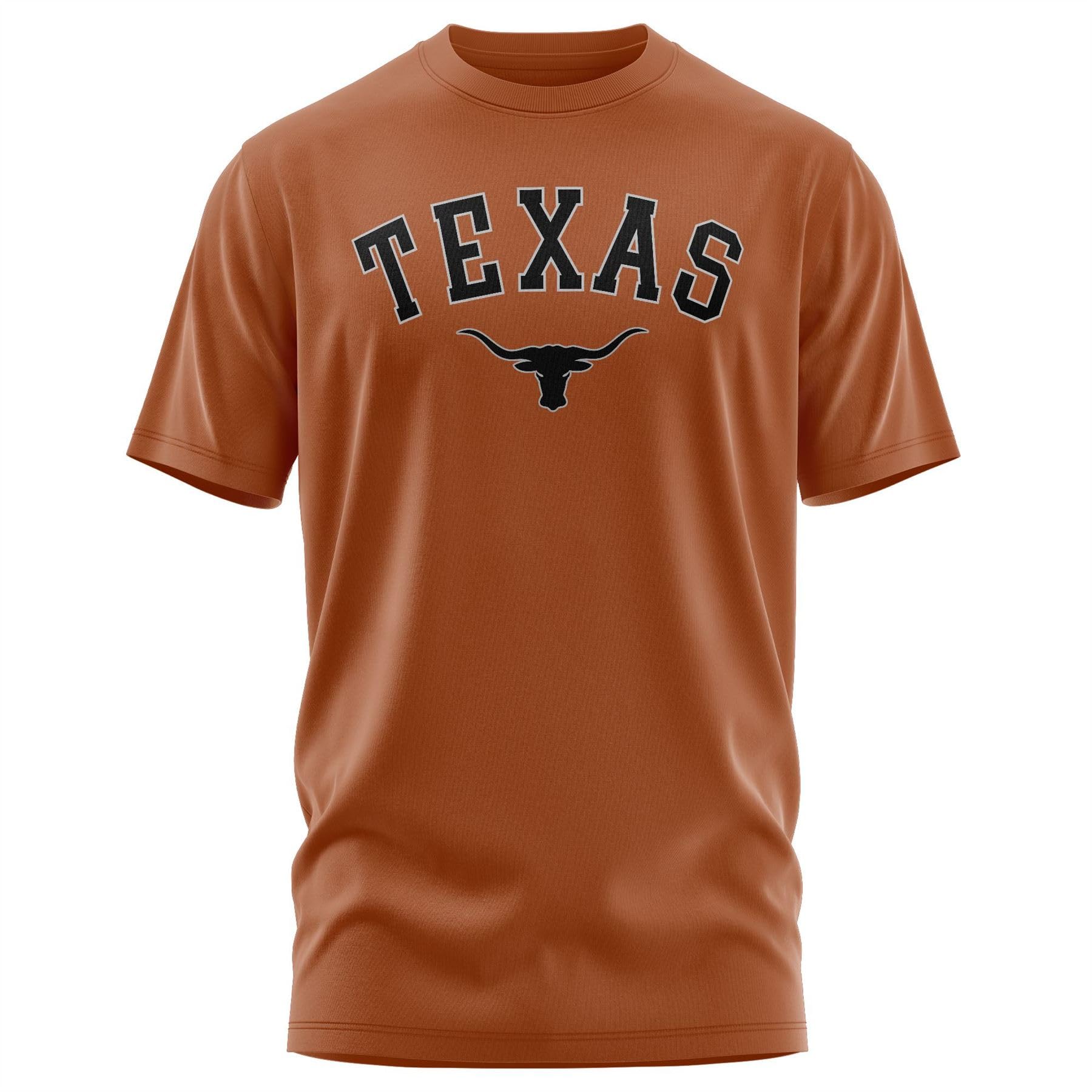 Texas Mens T-Shirt, Unisex Texas Longhorn Logo Shirt, Gameday Football Crewneck Top
