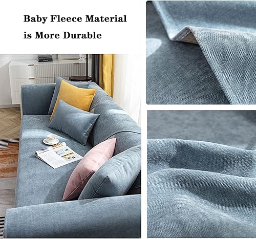 Miniatura 4 de Funda impermeable para sofá de 3, 2 y 1 plaza, funda de sofá en forma de L, protector de sofá, protector de sofá, fundas de cojín antideslizantes,