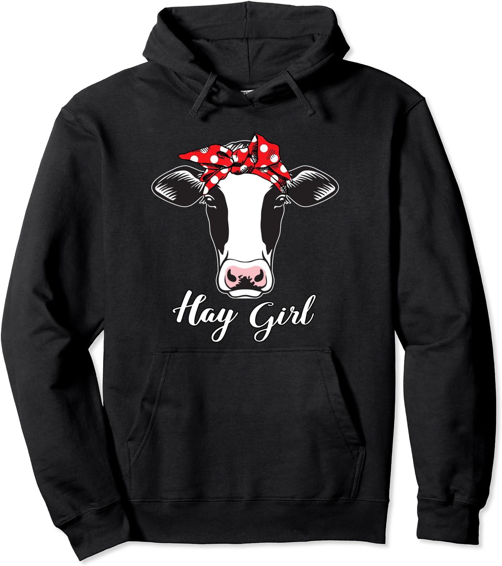 Heifer Hay Girl Farmer Funny Cattle Cow Lovers Women Kids Pullover Hoodie