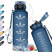 Grsta Borraccia 1,5 Litri, con Cannuccia Senza Perdite