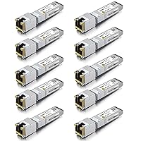 Vista 13 de Módulo ipoleX SFP+ a RJ45 de 10Gb, Soporta 1G/2.5G/5G/10GBase-T RJ45 Módulo SFP+, Compatible para Cisco SFP-10G-T, Ubiquiti UACC-CM-RJ45-MG