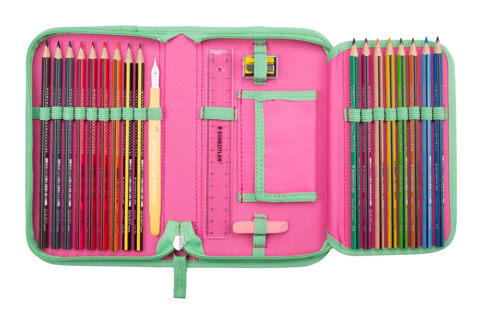 DerDieDas Schulranzen Set 5-TLG. ErgoFlex Easy Superflash Paradise