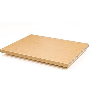 Custom Shelves, 3/4"" Thick Melamine, Cut to Size, Fully Customizable up to 65 inches Wide and up to 24 inches deep. for Cabinets, Closets, or Anywhere