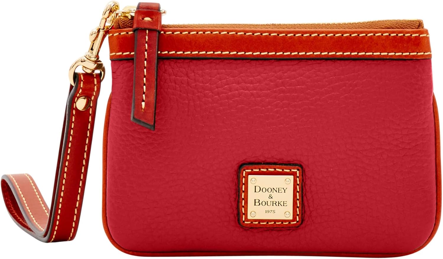 Dooney & Bourke Wallets for Women, Women's Pebble Grain Leather Wristlet Wallet with Removable Wrist Strap