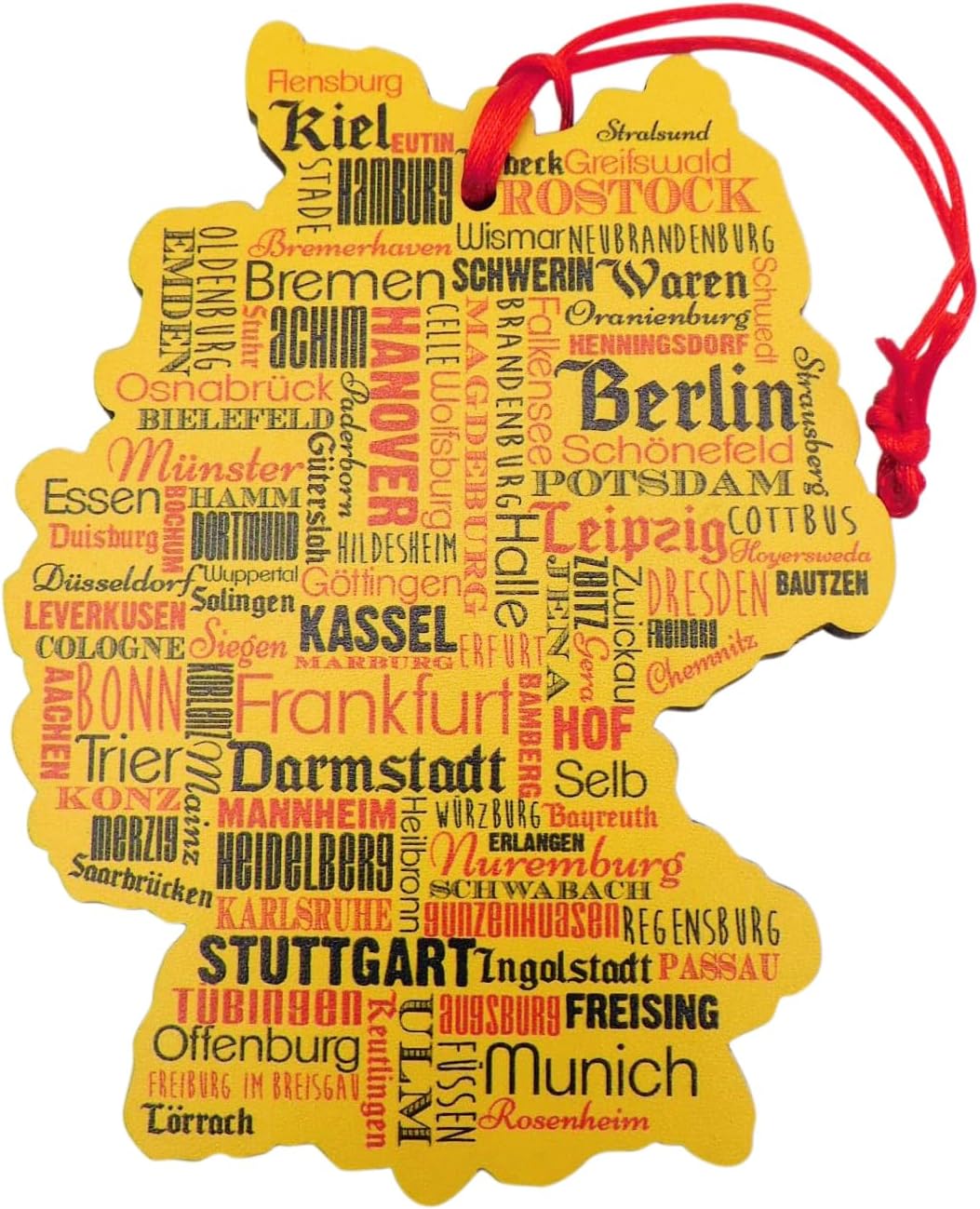 Germany Ornament Wooden Christmas Tree Decoration with