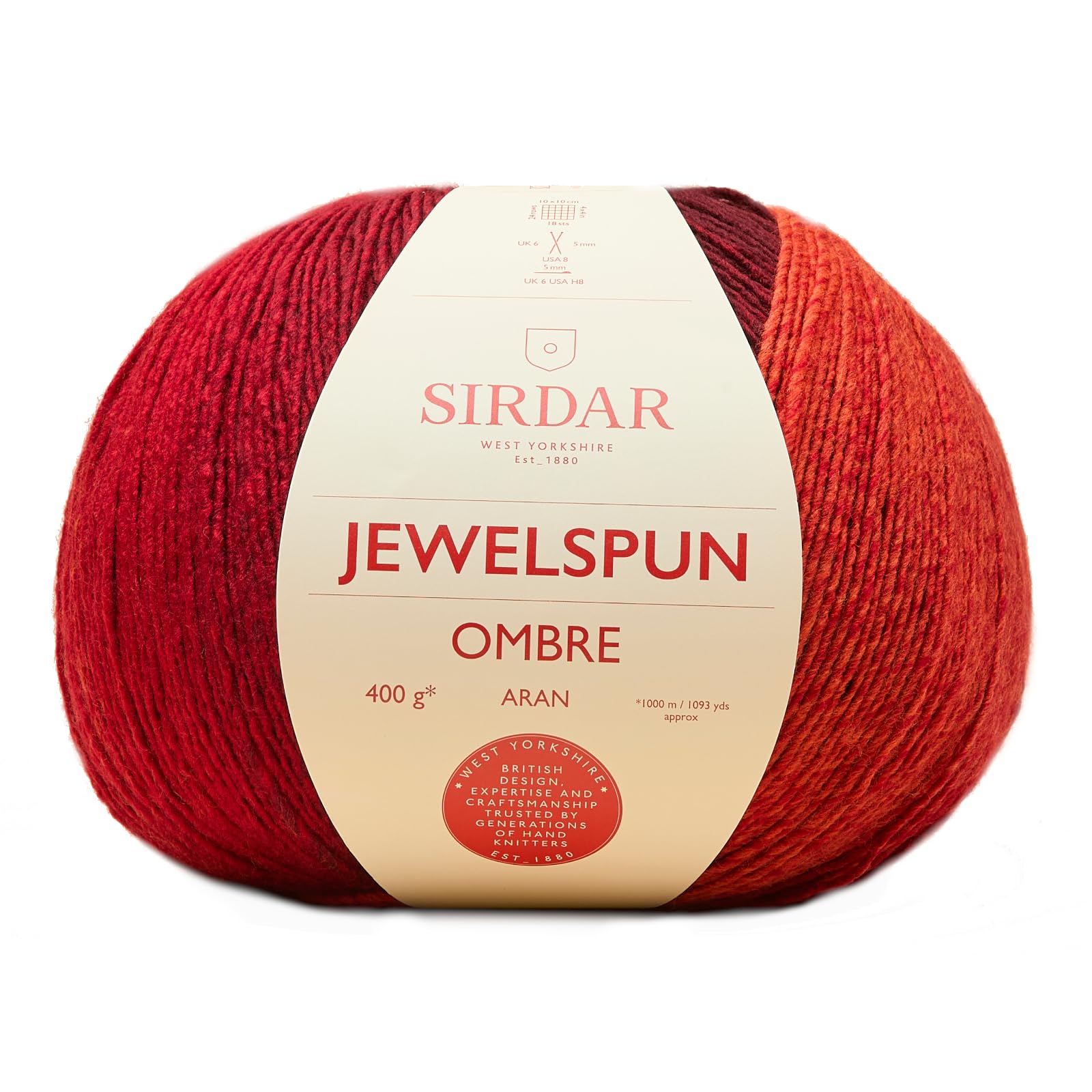 Sirdar Jewelspun Ombre, Sultry Sundown, 400g