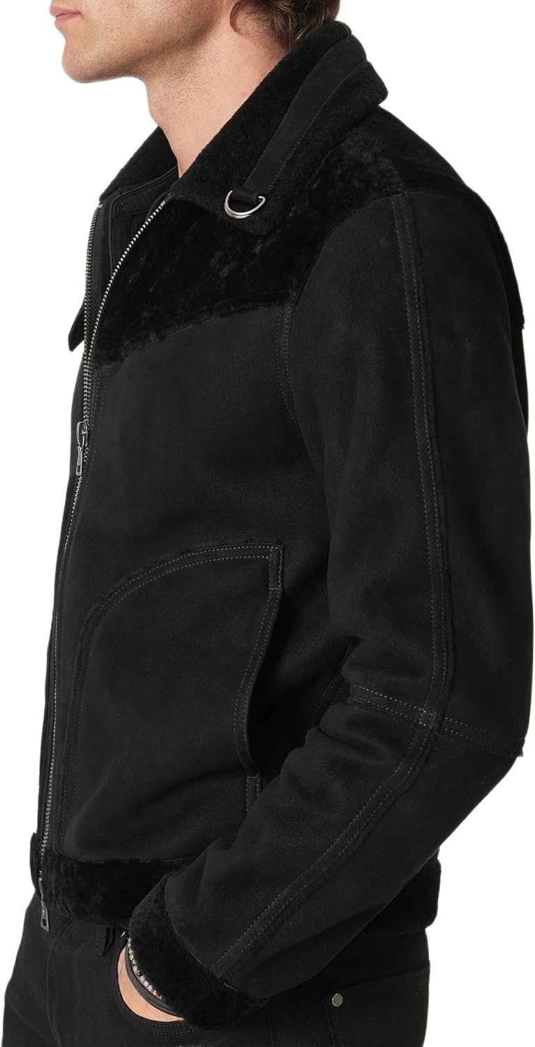 John Varvatos Men's Andsell Shearling Jacket