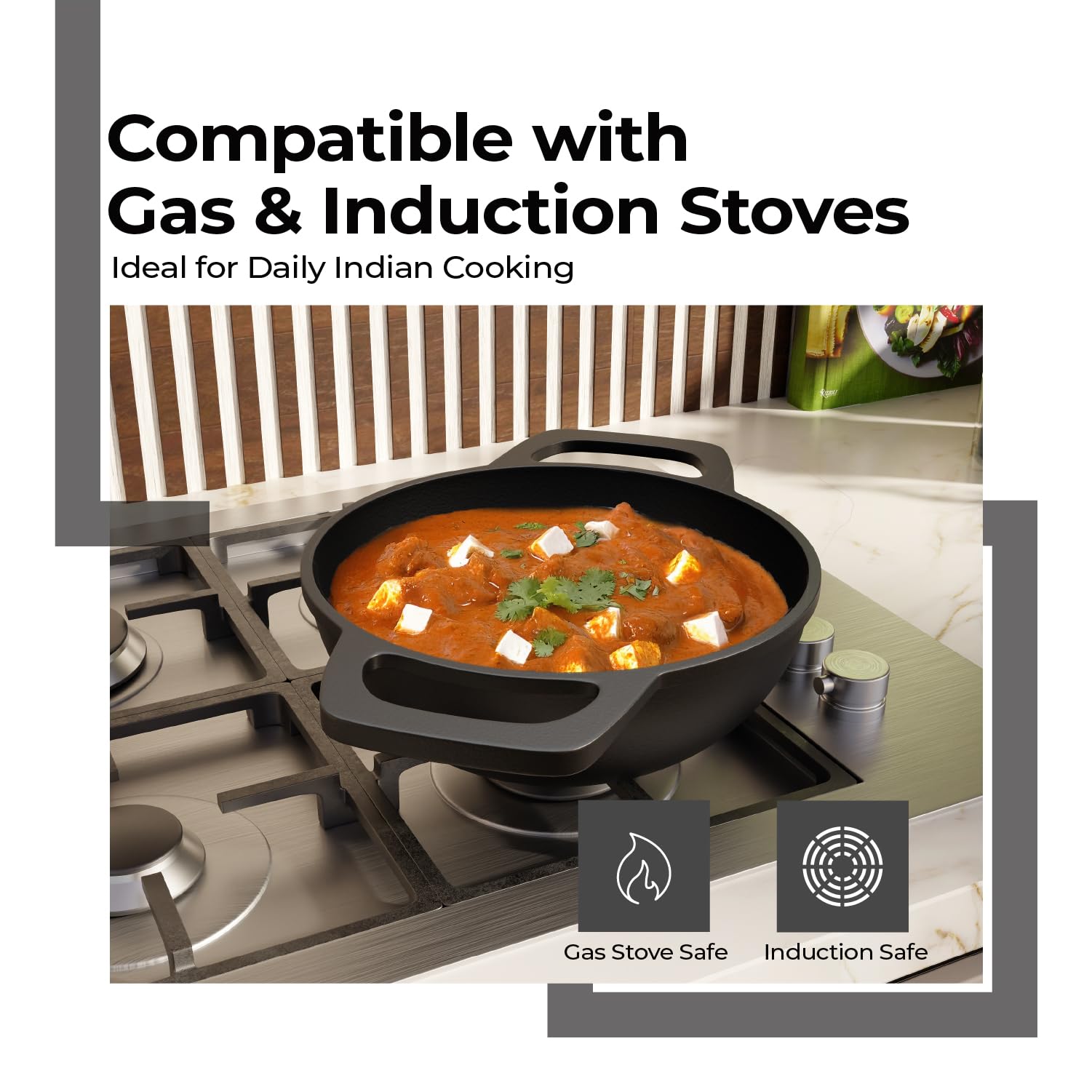 Lifelong Cast Iron Cookware Set - 4 Piece Combo -7