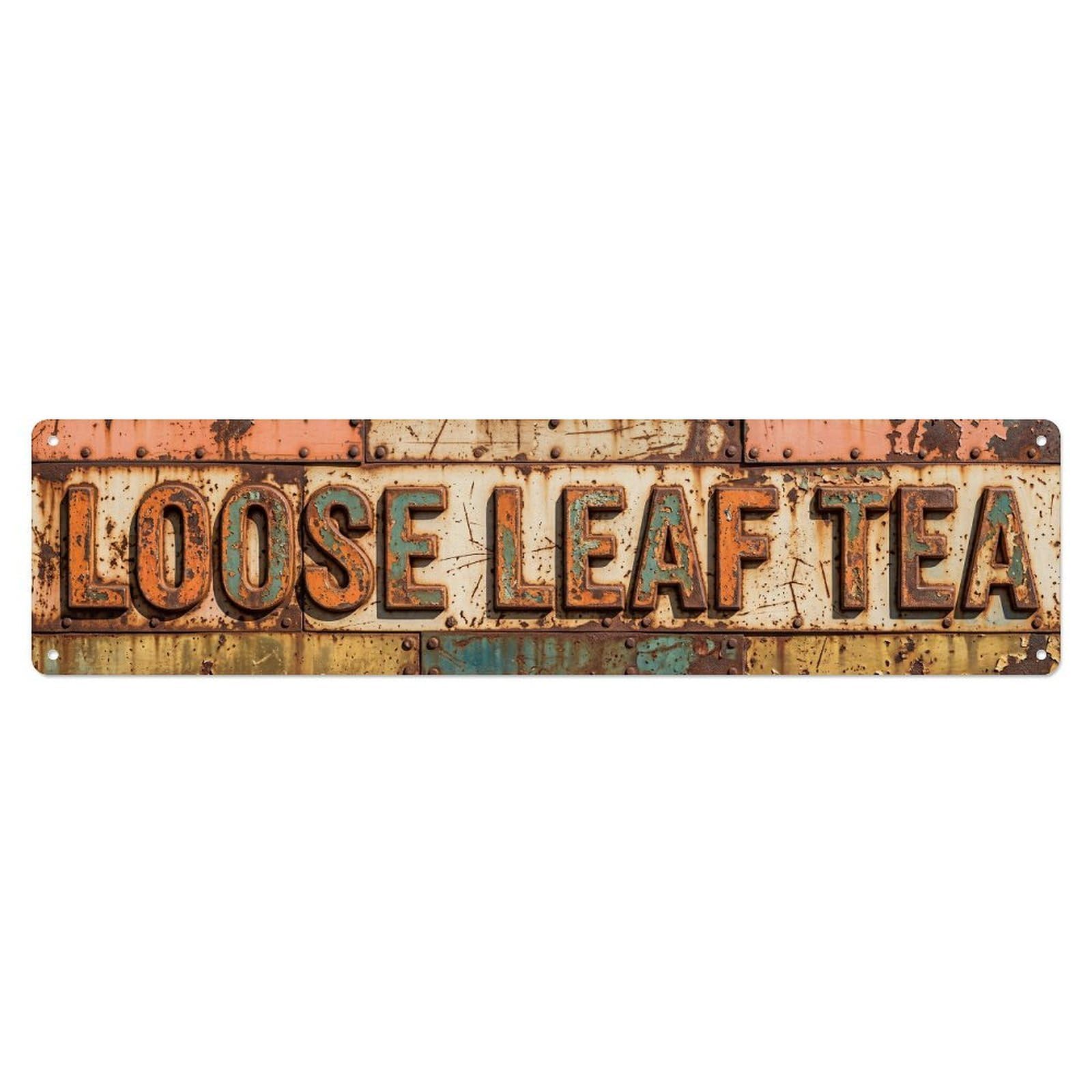 Loose Leaf Tea Cafe Metal Tin Sign
