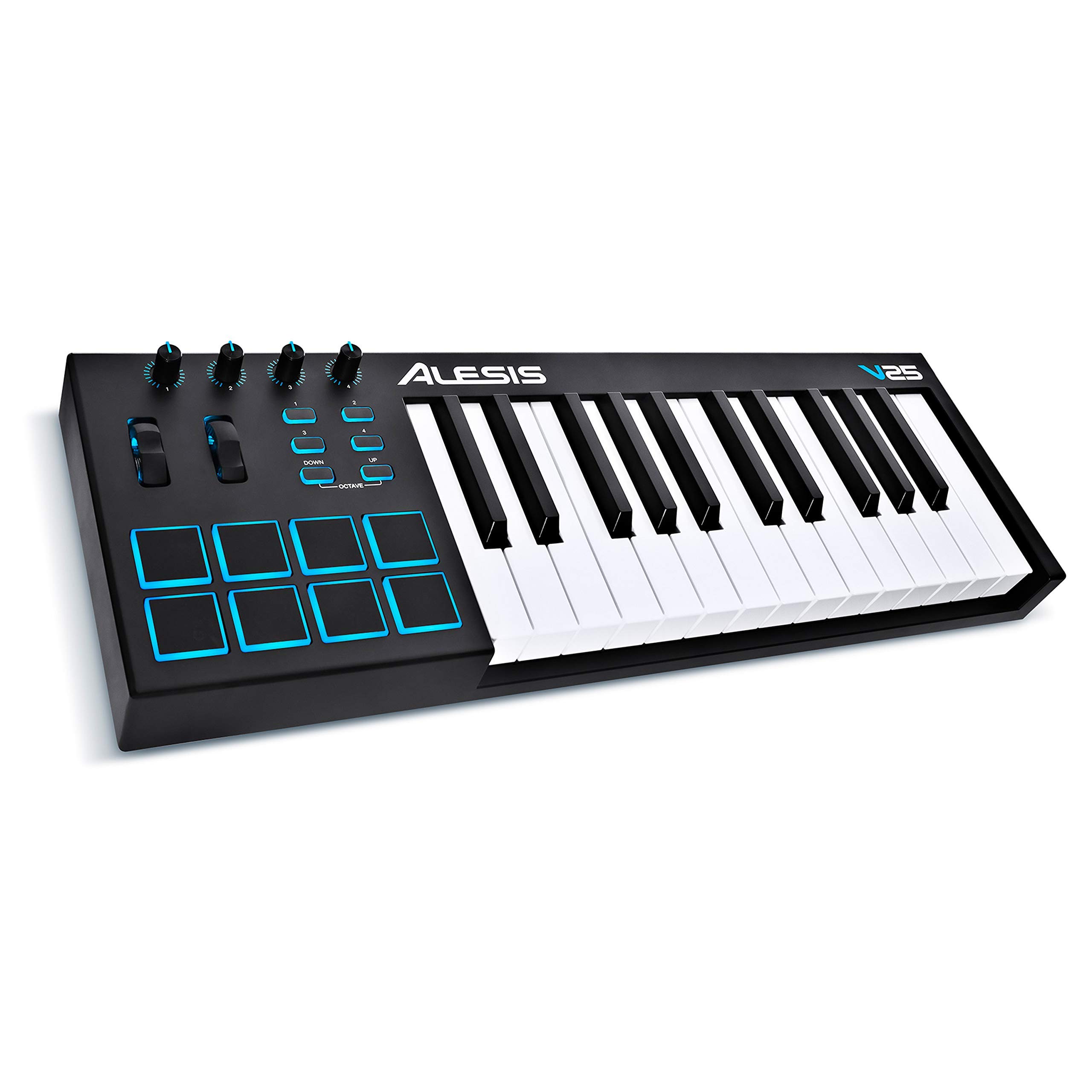 Amazon.com: Alesis V25 | 25 Key USB MIDI Keyboard Controller with