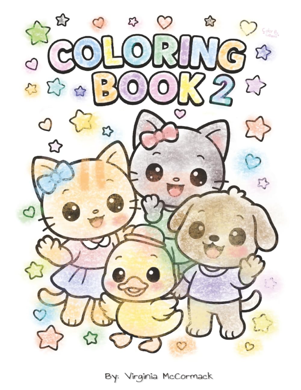 Cute Cat & Pals Adventure Coloring Book 2: A Kawaii Adventure Coloring Book