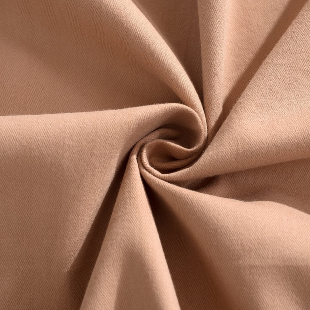 Pur coton tissu double augmentation drap grand lit 245x250cm uni