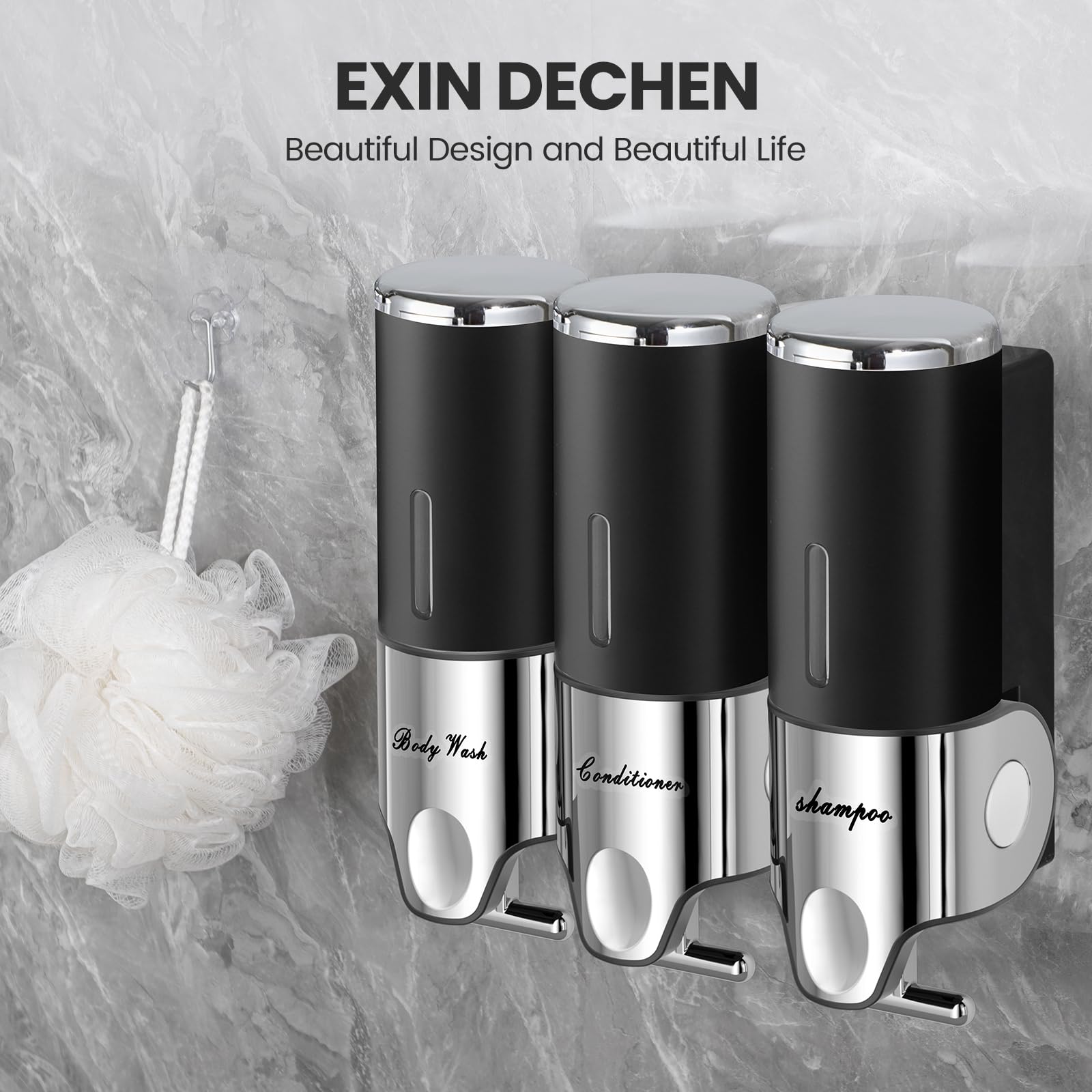Amazon.com: Shampoo and Conditioner Dispenser,Dispensers for The
