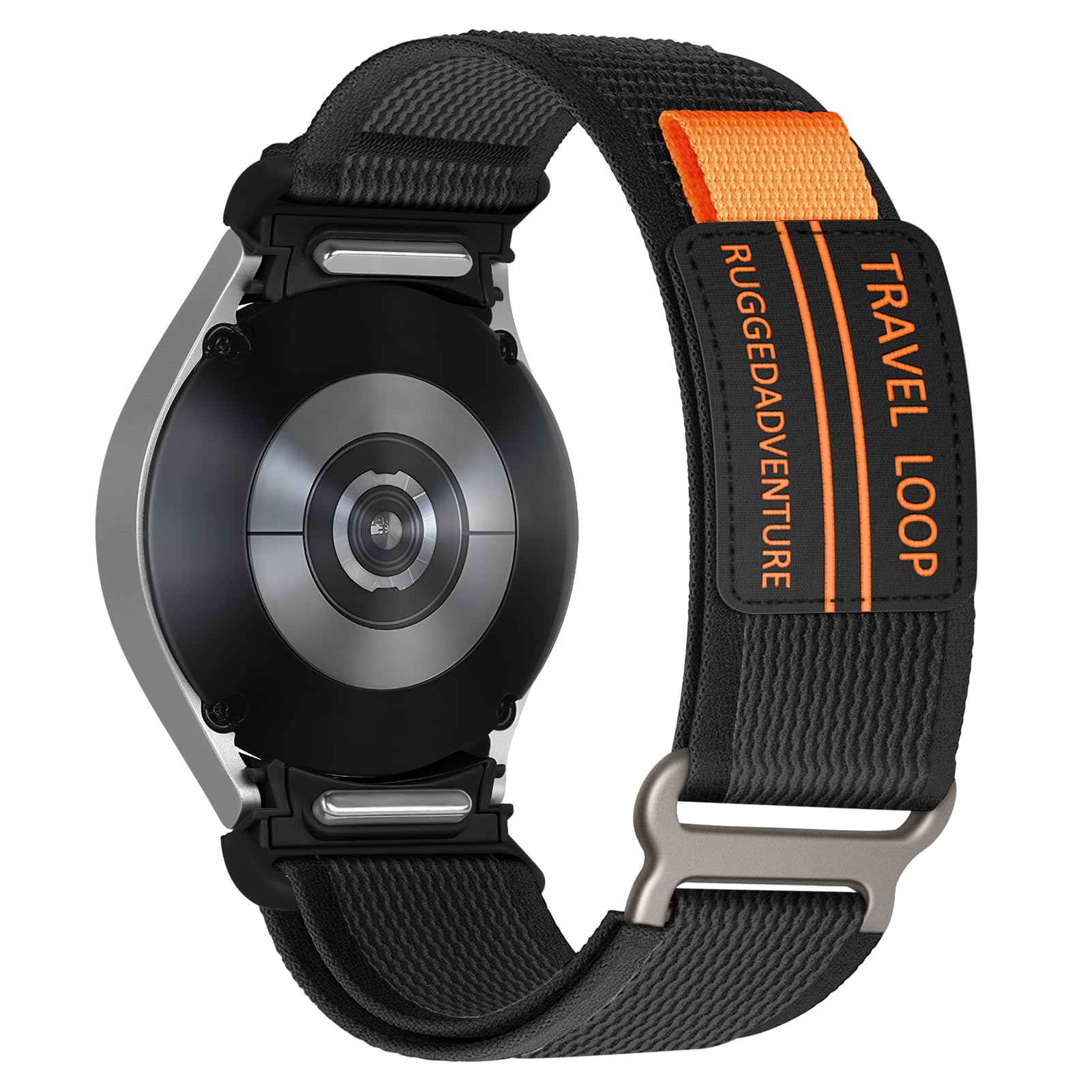 Trail Loop for Samsung Galaxy Watch 4/5/6 Strap 40mm 44mm/5 pro 45mm/6 Classic 43mm 47mm,No Gap One Click Rugged Sport Nylon Band for Samsung Watch 4 Classic Strap 46mm 42mm Men Women,black S (B0D45MLFBZ) Amazon Price History, Amazon Price Tracker