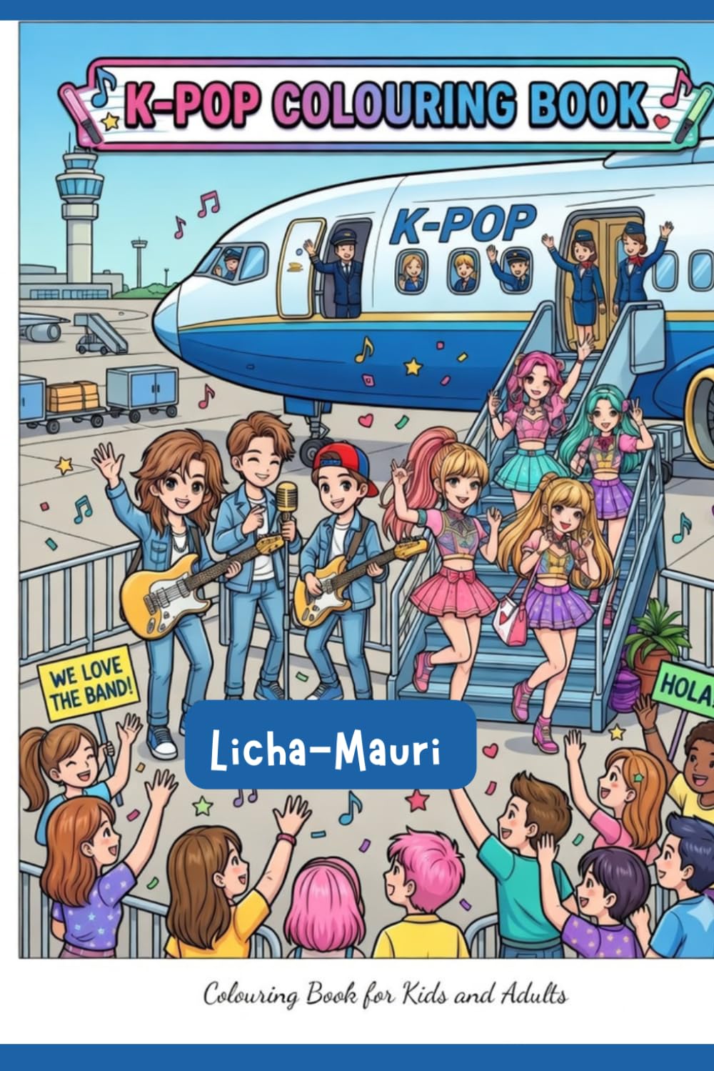 K-pop Colouring Book