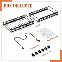 Vista 7 de AHNR Expandable Pot and Pan Organizers Rack, 10+ Pans and Pots Lid Organizer Rack Holder, Kitchen Cabinet Pantry Bakeware Organizer Rack Holder with