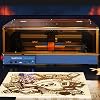 Laser Engraving Machine, Enclosure Laser Engraver, 0.01mm High Precision Laser Engraving and Cutting for Wood Stainless Steel Glass