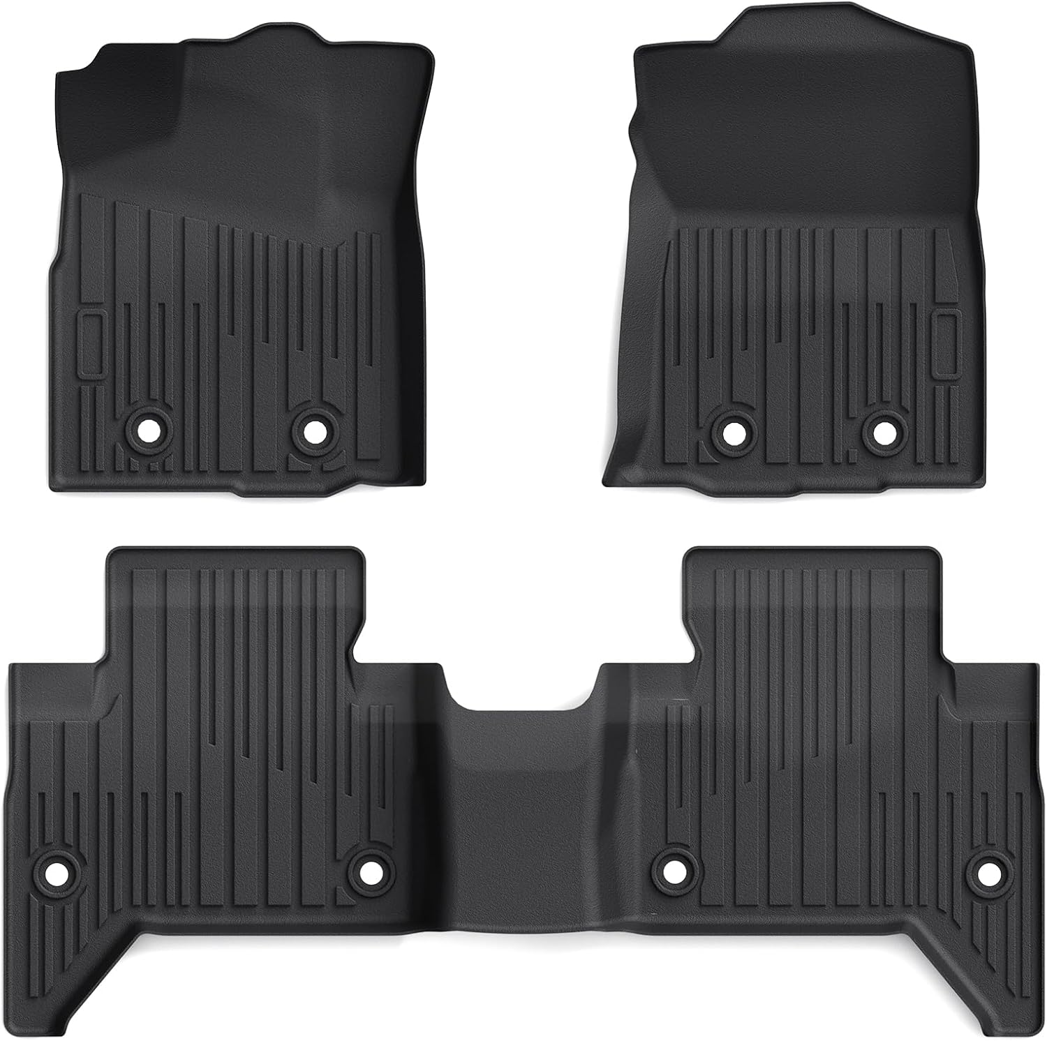 Floor Mats Custom Fit for Tacoma (Crew Cab 2016-2023, Ful Set)