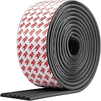 Dovesail Upgraded Baby Edge Corner Guards 16.4ft Extra-Wide NBR Foam Padding with 3M Adhesive - Black Furniture Safety Bumpers