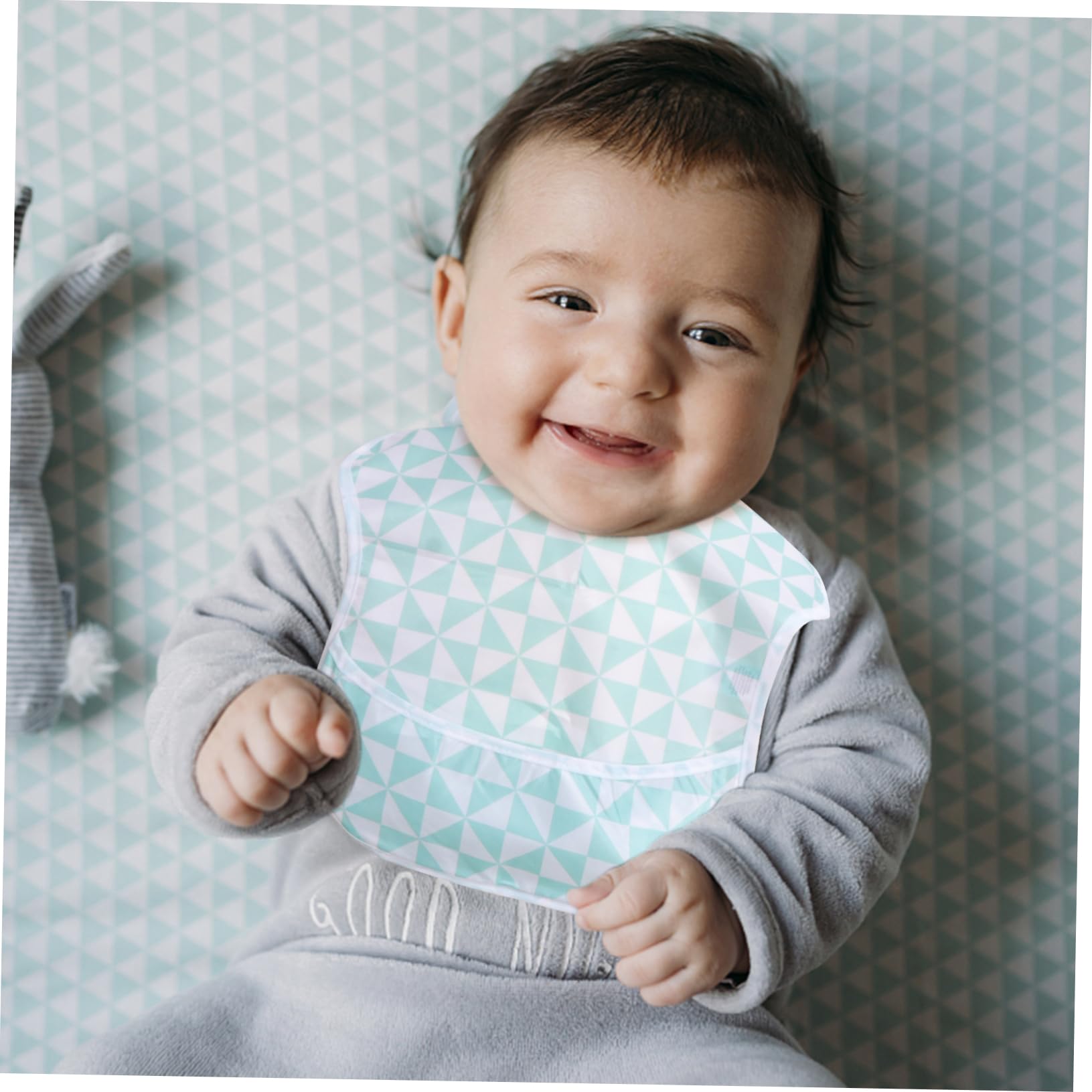 Abaodam Lot De 3 Bavoirs À Motif Pingouin Et Moulin À Vent Pour Bébés Garçons Bavoirs De Repas Pour Enfants Serviettes De Salive 3 Pièces X 3