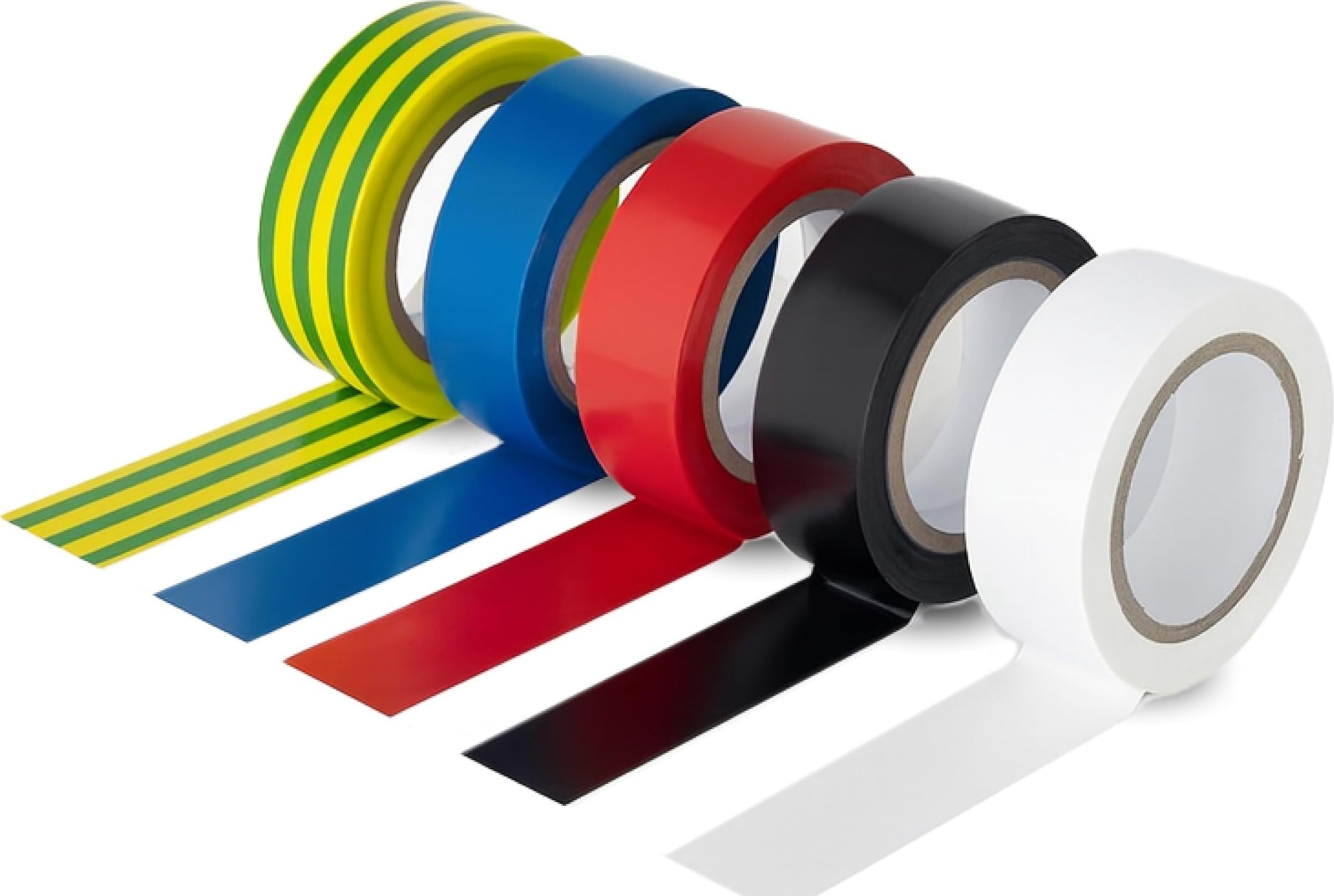 Electrical Insulating Tape, 10m x 20mm, 5 Pack