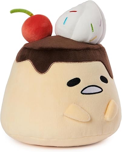 Miniatura 2 de GUND Sanrio Gudetama El huevo perezoso de peluche, Flan Gudetama juguete de peluche para edades de 1 año en adelante, 9 pulgadas