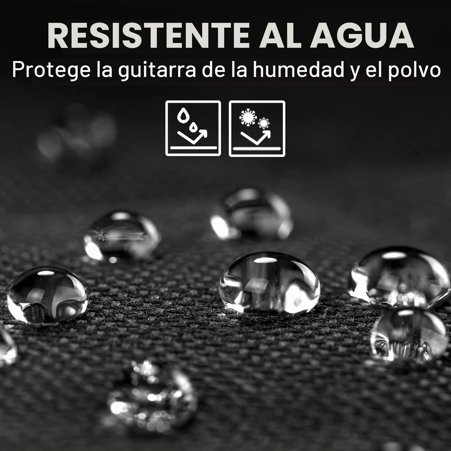 CAHAYA Funda para Guitarra acústica, Impermeable, Acolchada, para Guitarras de 39, 40, 41 Pulgadas
