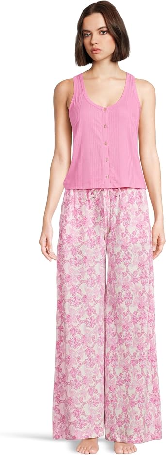 Honeydew Intimates Womens Coastal Cozy Tank Pant Set