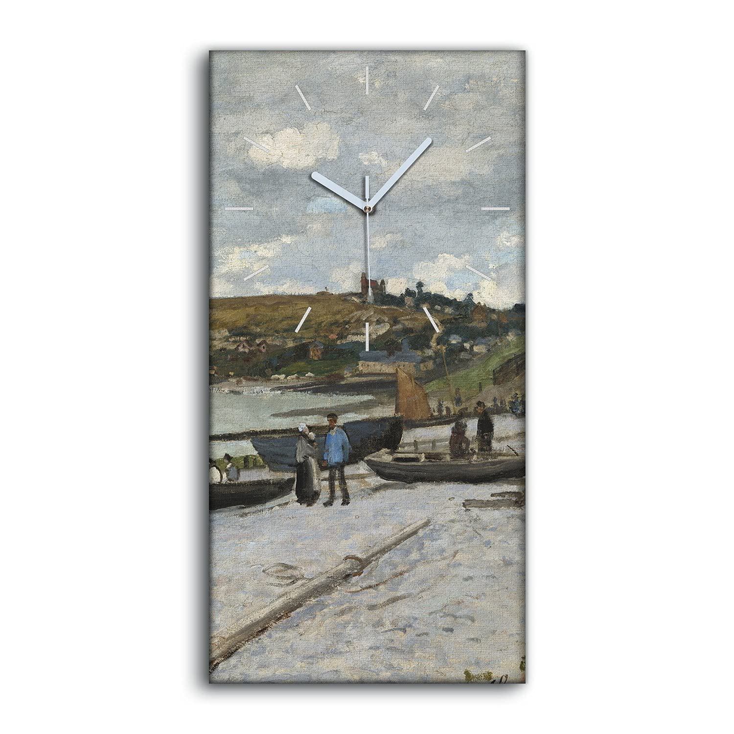 Horloge sur Toile Art Mural Moderne Ne Pas tic tac en Silence Salon Chambre