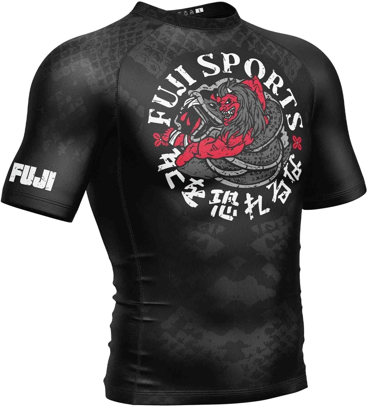 FUJI Oni vs Anaconda Short Sleeve Rashgaurd Black