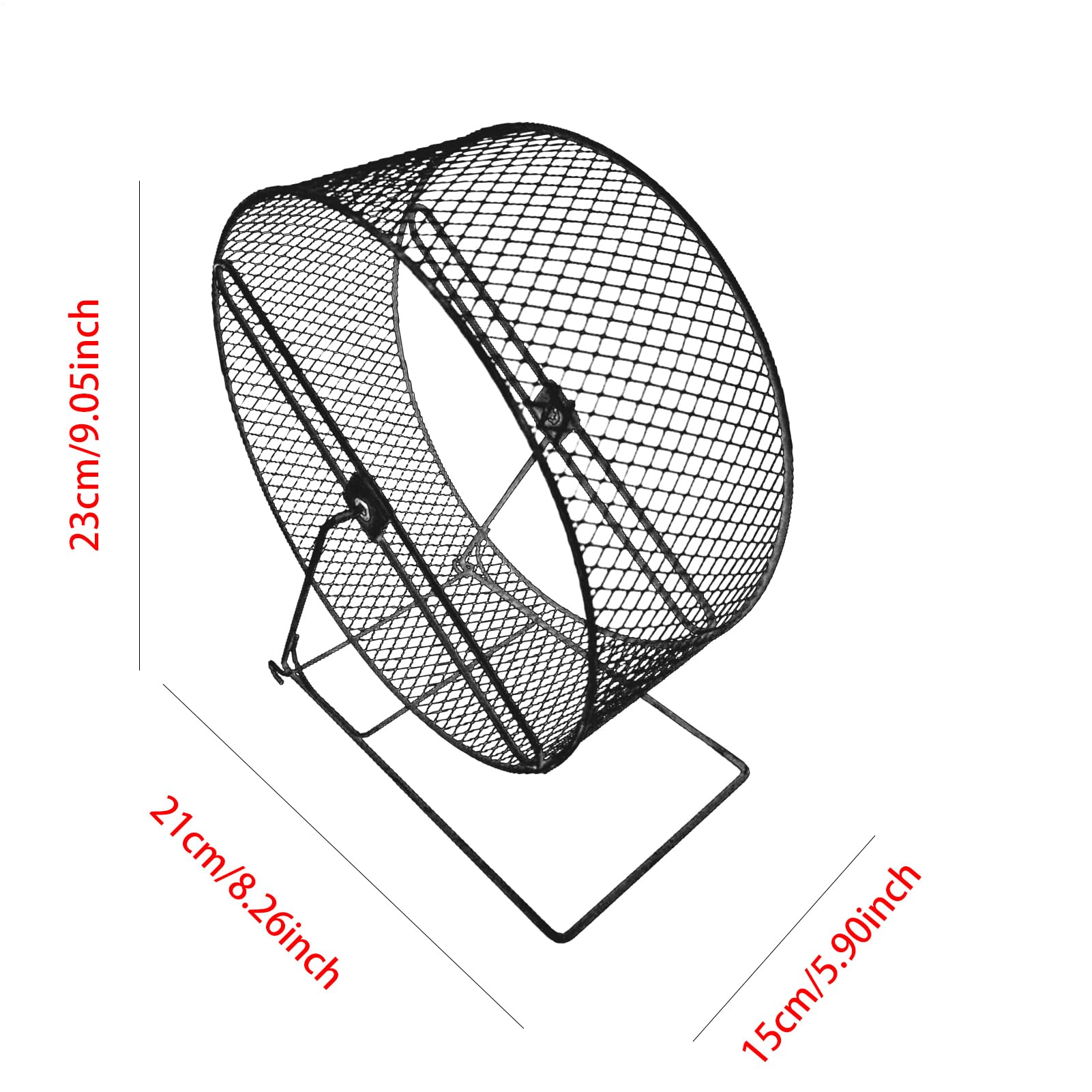 Hamster Laufrad Aus Holz 22cm - Leises Laufrad Für Hamster & Kleintiere