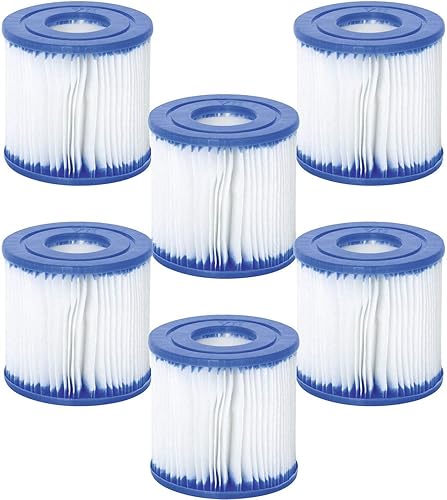 Bestway Cartucho de filtro tipo VII/D para bombas de 530 GPH - Paquete de 6