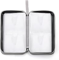 Vista 5 de UENTIP Funda para CD, capacidad para 96 CD, de plástico duro, cartera protectora para CD/DVD, para coche, hogar, viajes (96, negro)