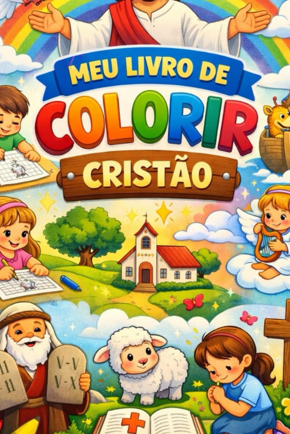 Livro para colorir Cristão