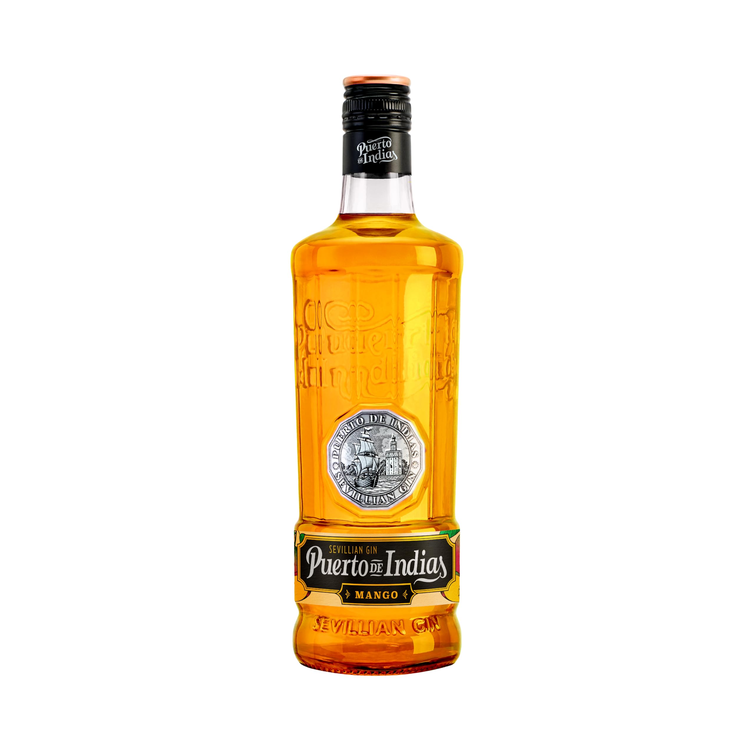 Puerto de Indias – Ginebra de Mango Premium – Mango Premium Gin – 70 cl – 37.5º