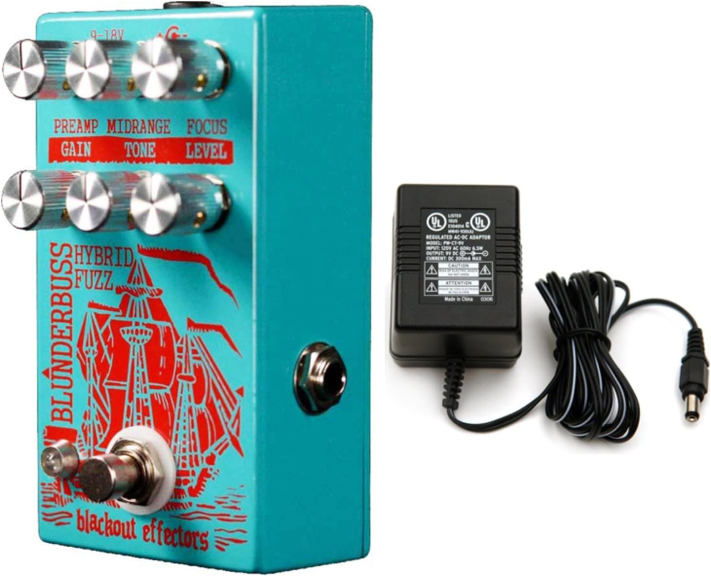 Blunderbuss Fuzz w/Power Supply