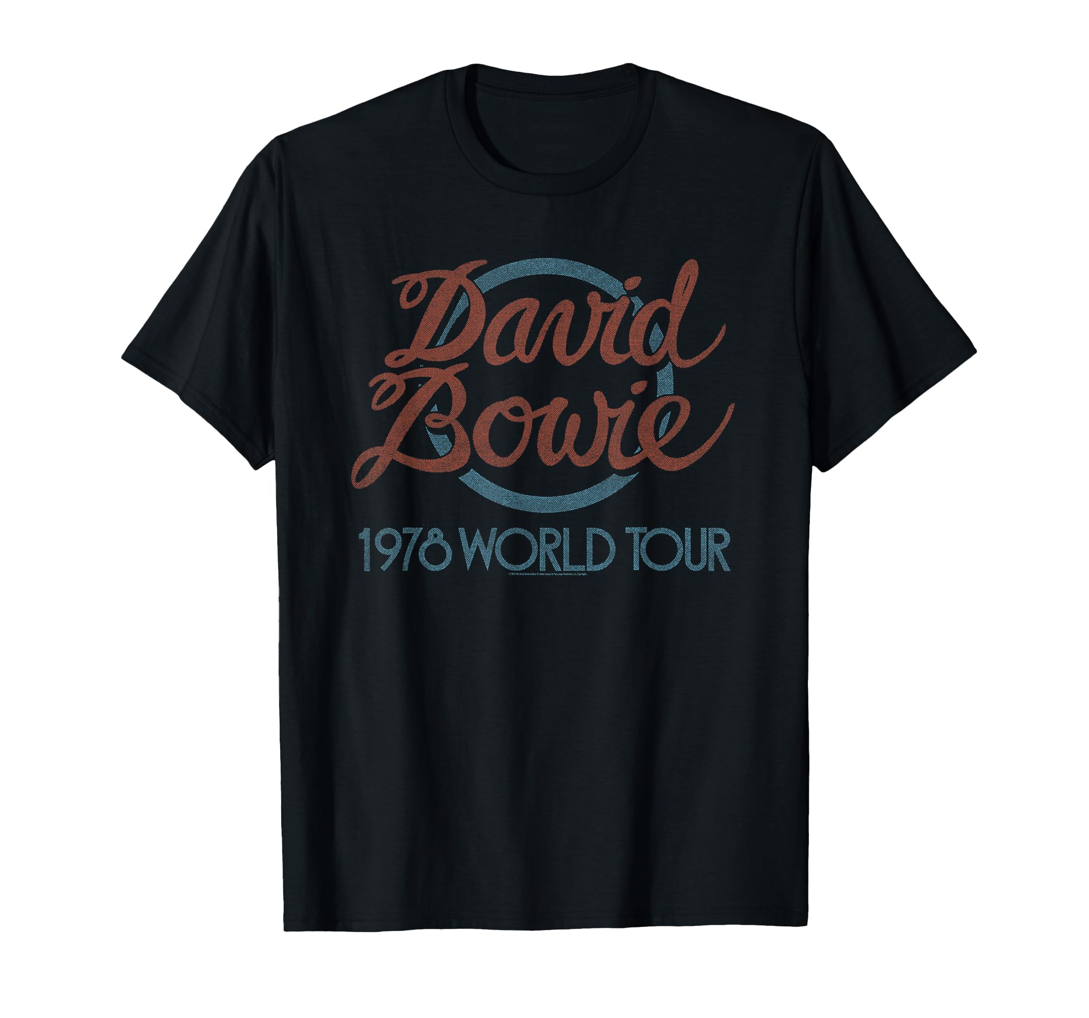 official デビッドボウイ david bowie ツアーTシャツ Amazon | デヴィッド・ボウイ - 1978年ワールドツアーロゴ T