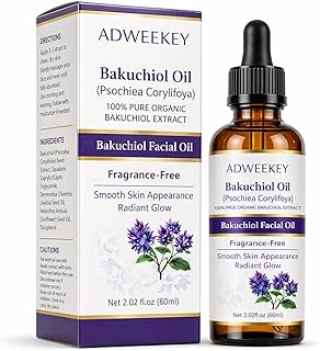 Bakuchiol Aceite facial para cara, suero lige...