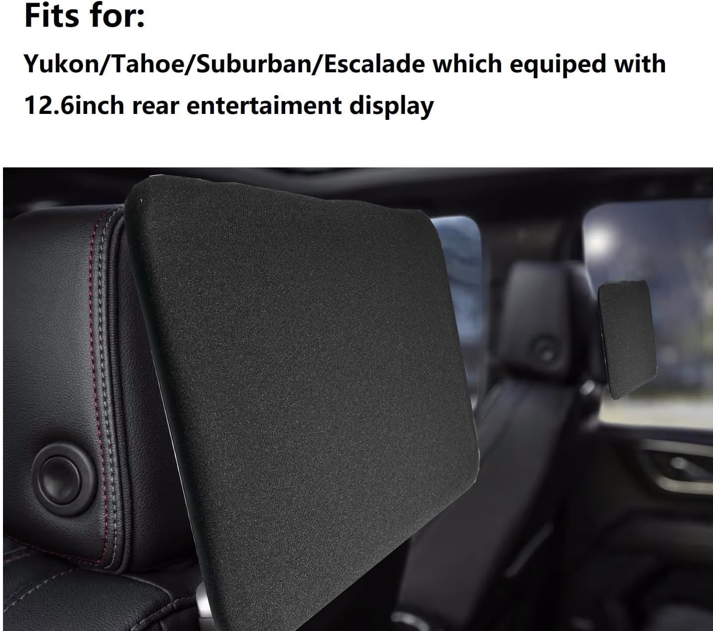 2-Pack Storage Mode Screen Protectors for 2021-2025 2026 GMC Yukon/Tahoe/Suburban, Cadillac Escalade | 1.5mm Neoprene Dust & Impact Shield