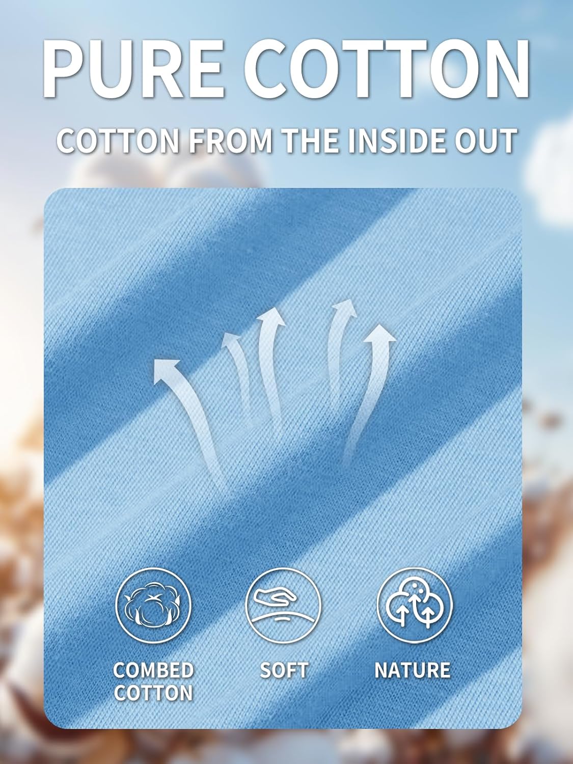 MAGNIVIT Men's Shirts Short Sleeve Cotton T-Shirt Crew Neck Light Tees Classic Basic Casual Tops Plain Soft Shirt - Image 5