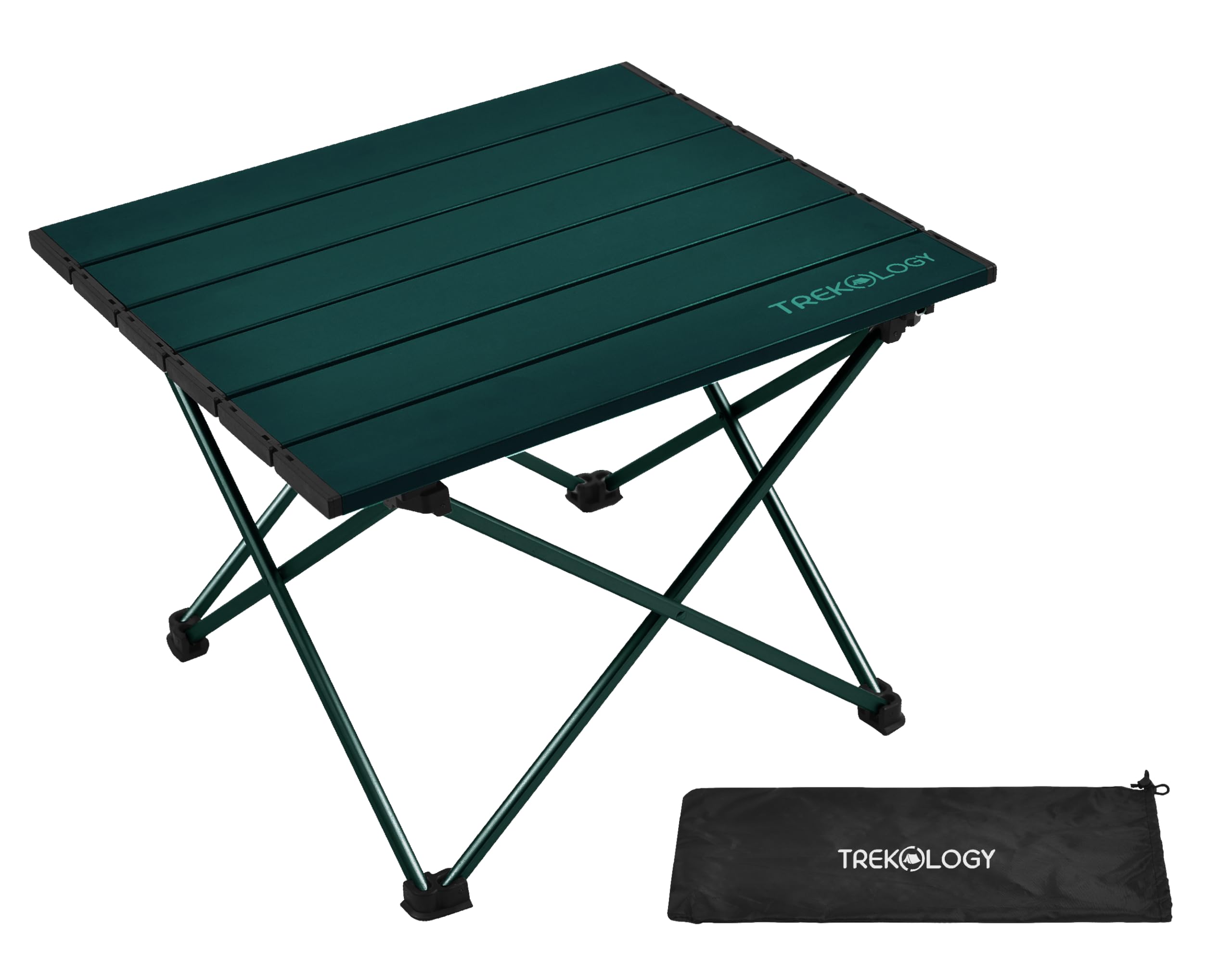 TREKOLOGY TALU Portable Folding Beach Table - Lightweight Travel Camp Table | Small Camping Table for Outdoor Adventures | Foldable, Compact, and