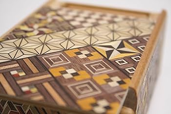 【在庫セール】箱根寄木細工 秘密箱１０回仕掛け Japanese puzzle 箱根寄木細工 秘密箱10回仕掛け Japanese puzzle box 10steps