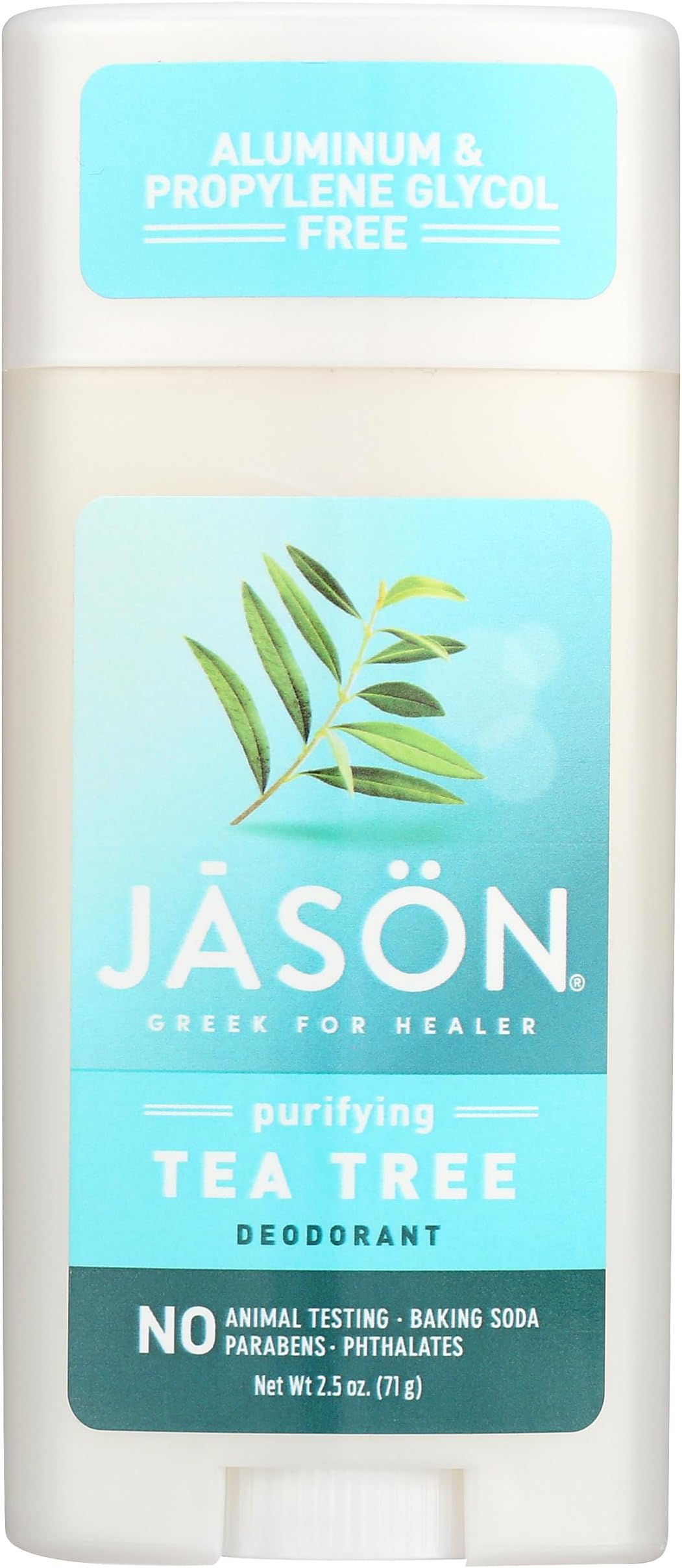 Aluminum Free Deodorant Stick, Purifying Tea Tree, 2.5 Oz (Pack of 1)