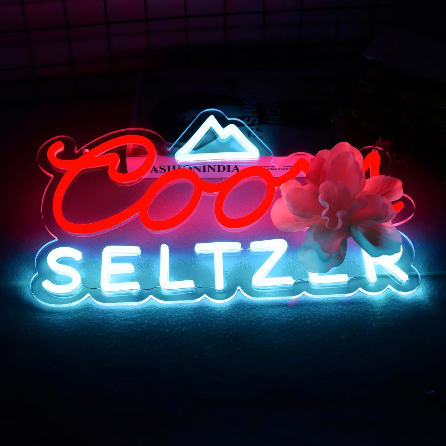 JFLLamp Beer Neon Signs for Wall Decor Crs Seltzer Neon Lights for Bedroom Led Signs Suitable for Dormitory Man Cave Christmas Gift - Image 2