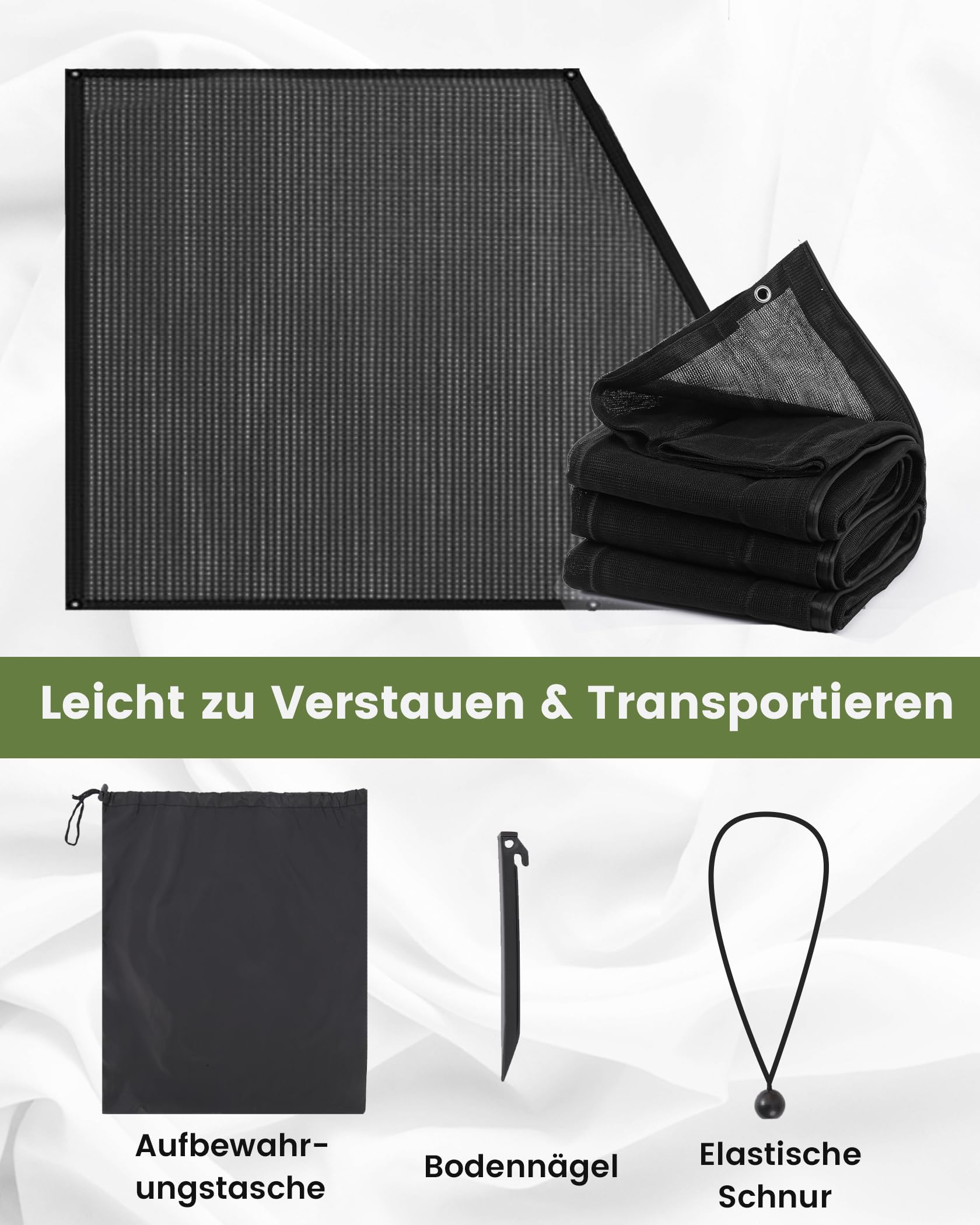 Luifel MAURITIUS L 5,10 x 3,00m - Webwinkel en werkplaats voor camper accessoires